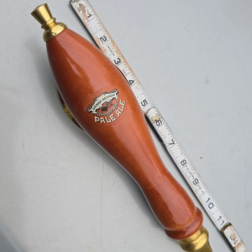 Sierra Nevada Pale Ale 11.5” Beer Draught Tap Wooden Handle Pub Keg  Man Cave